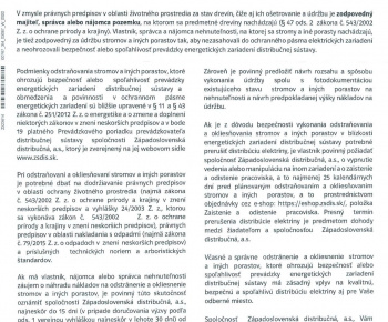 Aktuality / Výzva od Západoslovenskej distribučnej spoločnosti - foto